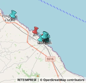 Mappa Via Cesare Battisti, 70043 Monopoli BA, Italia (1.70083)