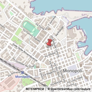 Mappa Via Cesare Battisti, 14, 70043 Monopoli, Bari (Puglia)