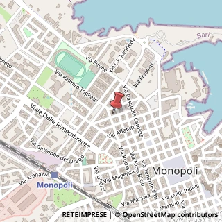 Mappa Via Cesare Battisti, 17, 70043 Monopoli, Bari (Puglia)