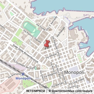Mappa Via Cesare Battisti, 21, 70043 Monopoli, Bari (Puglia)