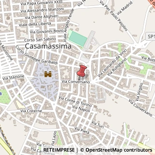 Mappa Via Conversano, 36, 70010 Casamassima, Bari (Puglia)
