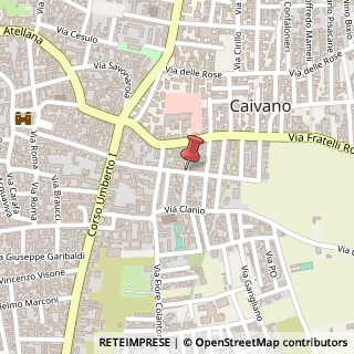 Mappa Via Alcide De Gasperi,  33, 80133 Caivano, Napoli (Campania)