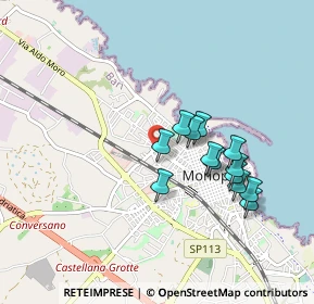 Mappa Via Angelo, 70043 Monopoli BA, Italia (0.83)