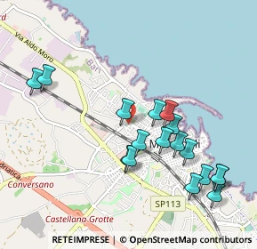 Mappa Via Angelo, 70043 Monopoli BA, Italia (1.08882)