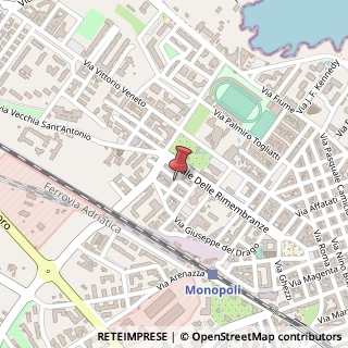 Mappa Via A. Mengano, 11, 70043 Monopoli, Bari (Puglia)