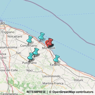 Mappa Via Costantino da Monopoli, 70043 Monopoli BA, Italia (9.30455)