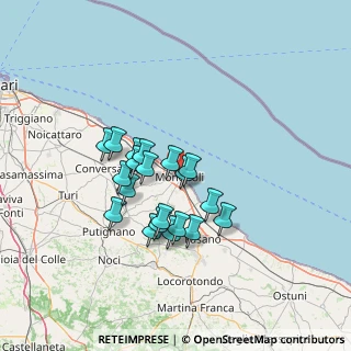 Mappa Via Costantino da Monopoli, 70043 Monopoli BA, Italia (11.8275)