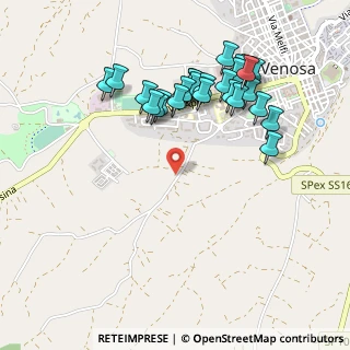 Mappa Via Alfredo Viviani, 85029 Venosa PZ, Italia (0.56071)