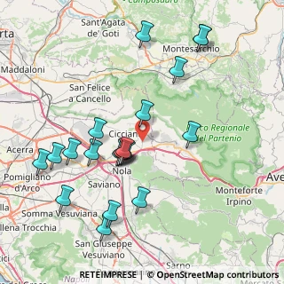 Mappa Via San Bartolomeo, 80030 Tufino NA, Italia (8.9295)