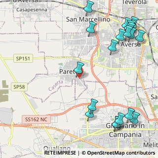 Mappa Via Vittorio Emanuele, 81030 Parete CE, Italia (3.28)
