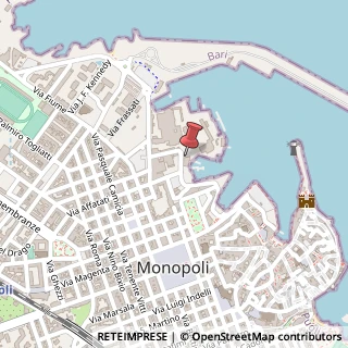 Mappa Via Punta Del Trave, 8, 70043 Monopoli, Bari (Puglia)