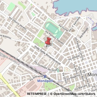 Mappa Via Vittorio Veneto, 50B, 70043 Monopoli, Bari (Puglia)