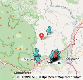 Mappa Via PEZZOLLE, 83010 Summonte AV, Italia (4.5695)
