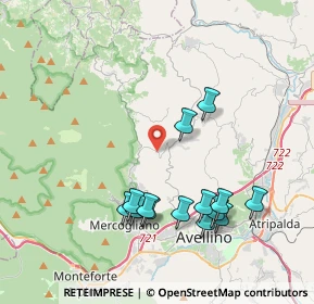 Mappa Via PEZZOLLE, 83010 Summonte AV, Italia (4.33071)