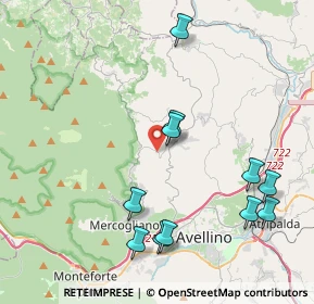 Mappa Via PEZZOLLE, 83010 Summonte AV, Italia (4.78)