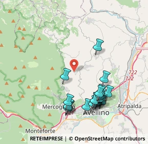 Mappa Via PEZZOLLE, 83010 Summonte AV, Italia (4.4325)