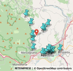 Mappa Via PEZZOLLE, 83010 Summonte AV, Italia (4.05474)