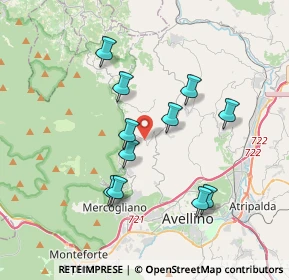 Mappa Via PEZZOLLE, 83010 Summonte AV, Italia (3.59909)