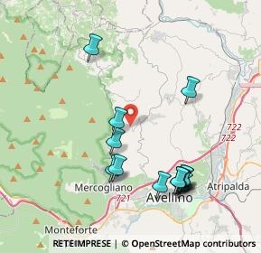 Mappa Via PEZZOLLE, 83010 Summonte AV, Italia (4.445)