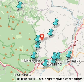 Mappa Via PEZZOLLE, 83010 Summonte AV, Italia (4.28273)