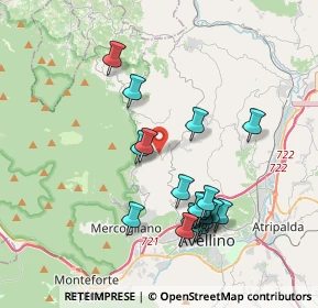 Mappa Via PEZZOLLE, 83010 Summonte AV, Italia (4.0015)