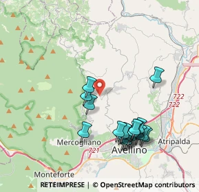 Mappa Via PEZZOLLE, 83010 Summonte AV, Italia (4.3025)