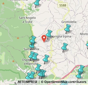 Mappa Via PEZZOLLE, 83010 Summonte AV, Italia (3.1705)