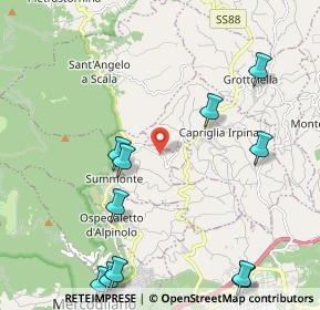 Mappa Via PEZZOLLE, 83010 Summonte AV, Italia (2.90545)