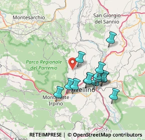 Mappa Via PEZZOLLE, 83010 Summonte AV, Italia (6.70571)