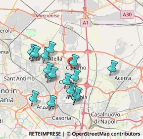 Mappa VIA FARAONE, 80023 Caivano NA, Italia (3.65235)