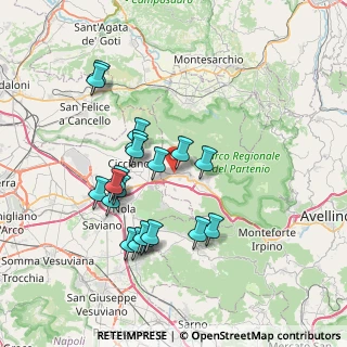 Mappa Via Vittorio Alfieri, 83021 Avella AV, Italia (7.4845)