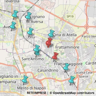 Mappa Via Giuseppe Garibaldi, 81030 Sant'Arpino CE, Italia (2.505)