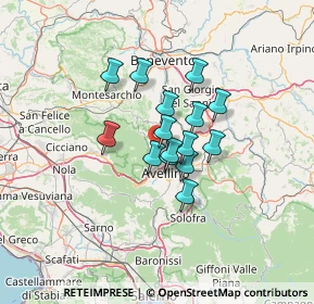 Mappa Capriglia Irpina, 83010 Capriglia irpina AV, Italia (9.194)