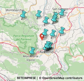 Mappa Capriglia Irpina, 83010 Capriglia irpina AV, Italia (6.47176)