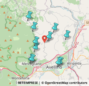 Mappa Capriglia Irpina, 83010 Capriglia irpina AV, Italia (3.60727)