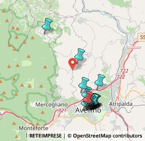 Mappa Capriglia Irpina, 83010 Capriglia irpina AV, Italia (4.462)