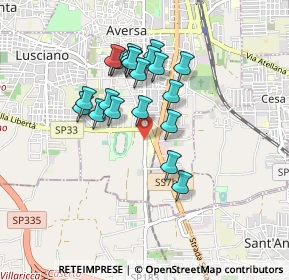 Mappa Via Cirigliano, 81031 Aversa CE, Italia (0.795)