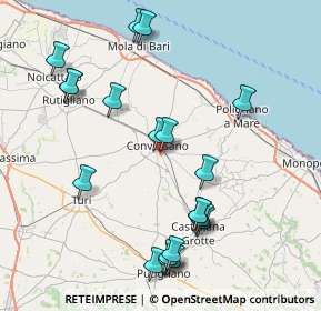 Mappa Via Castellana, 70014 Conversano BA, Italia (9.556)