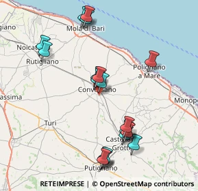 Mappa Via Castellana, 70014 Conversano BA, Italia (8.8815)