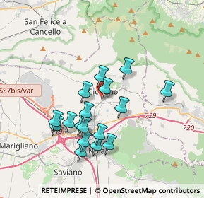 Mappa Via Alveo Avella, 80033 Cicciano NA, Italia (3.51882)