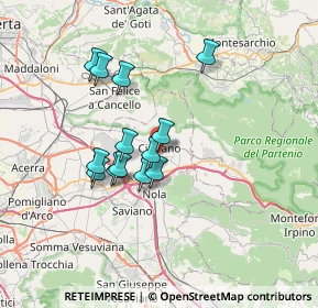 Mappa Via Alveo Avella, 80033 Cicciano NA, Italia (6.12615)