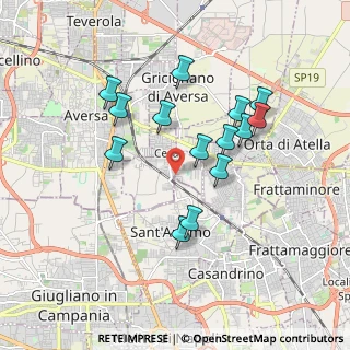 Mappa Via Fratelli Cervi, 81030 Cesa CE, Italia (1.78429)
