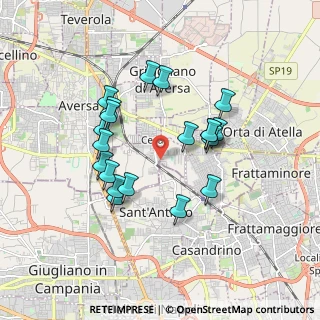 Mappa Via Fratelli Cervi, 81030 Cesa CE, Italia (1.7345)
