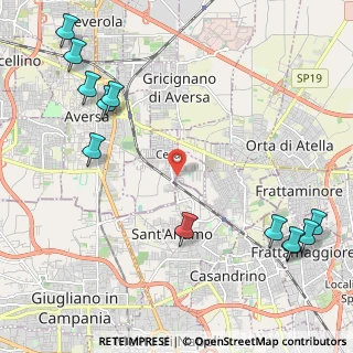 Mappa Via Fratelli Cervi, 81030 Cesa CE, Italia (3.22583)
