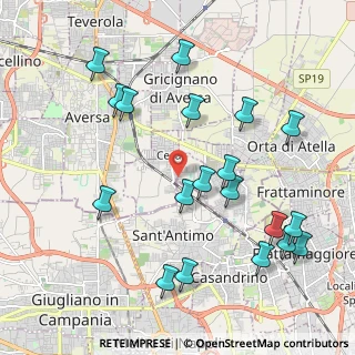 Mappa Via Fratelli Cervi, 81030 Cesa CE, Italia (2.45421)