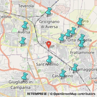 Mappa Via Fratelli Cervi, 81030 Cesa CE, Italia (2.74846)