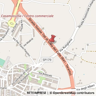 Mappa Strada Statale 100, 70010 Casamassima BA, Italia, 70010 Casamassima, Bari (Puglia)