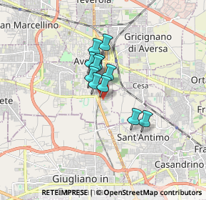 Mappa Via G. Fortunato, 81031 Aversa CE, Italia (1.11727)