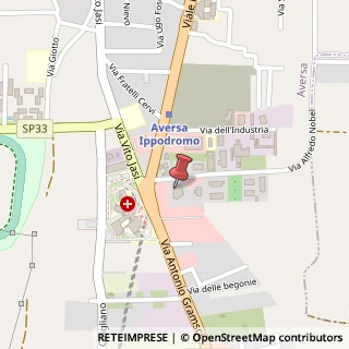 Mappa Via Alfredo Nobel, 1, 81031 Aversa, Caserta (Campania)