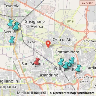 Mappa Via di Vittorio, 81030 Sant'Arpino CE, Italia (3.11364)